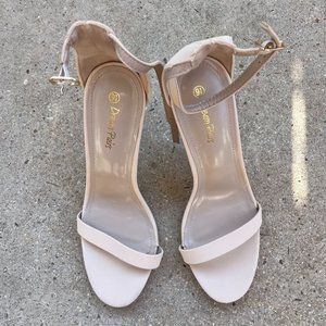 Nude Strappy Heels